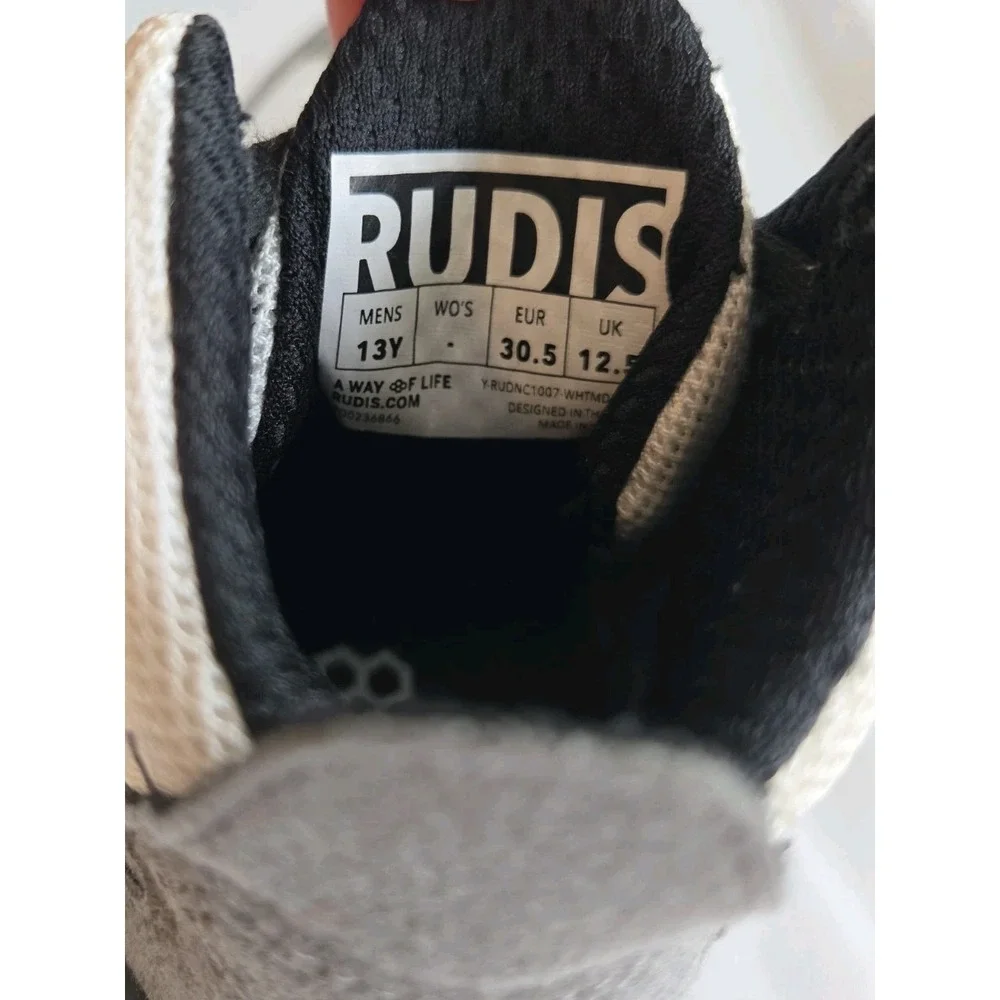 RUDIS Courage Youth Wrestling Shoes White Midnight Unisex 13Y Boys Girls Kids
